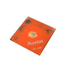 DESTINY ΕΠΙΦΑΝΕΙΑ ΤΡΑΠΕΖΙΟΥ ΜΕΤΑΛΛΙΚΟ ANTIQUE ORANGE 60x60 cm