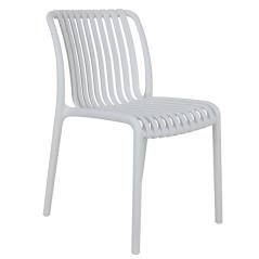 MODA Καρέκλα Στοιβαζόμενη PP - UV Άσπρο 48x57x80cm