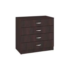 Συρταριέρα Deco 14 με τέσσερα συρτάρια χρώμα wenge 80x43x76