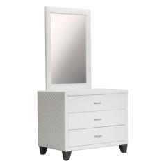 ΤΟΥΑΛΕΤΑ ΜΕ ΚΑΘΡΕΠΤΗ ELDA HM597.02 ΑΠΟ PU ΛΕΥΚΟ ΜΑΤ 97x56x178Υ εκ.