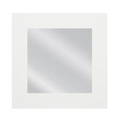 Καθρέπτης Τοίχου AAINA Λευκό Μοριοσανίδα/Γυαλί 90x90cm