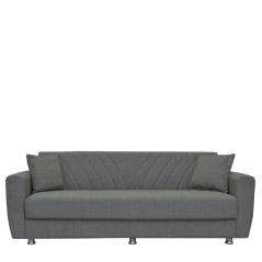 Καναπές Κρεβάτι Τριθέσιος JUAN Γκρι 214x82x80cm
