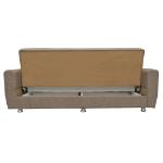 Καναπές Κρεβάτι Τριθέσιος JUAN Καφέ 214x82x80cm