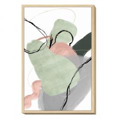 Πίνακας Σε Κορνίζα "Abstract" Καμβάς 60x90x4cm
