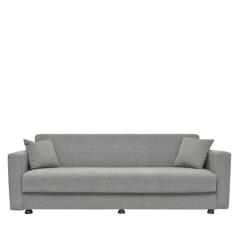 Καναπές Κρεβάτι AMETHYST Τριθέσιος Ανοιχτό Γκρι 214x78x78cm