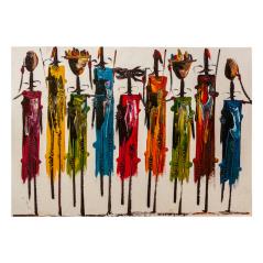 ??????S ?????S COLORFUL AFRICAN ART HM7197.02 100X3X70 e?.