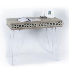 ΓΡΑΦΕΙΟ ΚΟΝΣΟΛΑ DIANE HM9194.01 SONOMA 96x51x75 εκ.