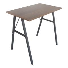 ΓΡΑΦΕΙΟ ΜΕΤΑΛΛΙΚΟ HM2133 ΜΑΥΡΟ ΜΕ ΚΑΡΥΔΙ MDF ΕΠΙΦΑΝΕΙΑ 80X50X74Υεκ.
