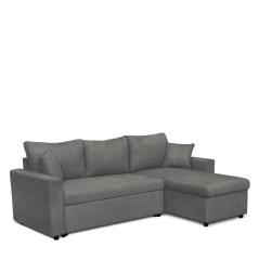 Καναπές Γωνιακός Αναστρέψιμος ULUA Γκρι 225x148x81cm