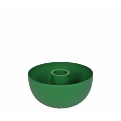 Μεταλλική βάση για κερί βιέννης, πράσινη 10x5.5cm Μ:10cm Π:10cm Υ:5.5cm