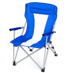 Καρέκλα Παραλίας CURACAO Μπλε Μέταλλο/Ύφασμα 55x55x95cm
