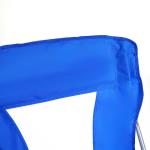 Καρέκλα Παραλίας CURACAO Μπλε Μέταλλο/Ύφασμα 55x55x95cm