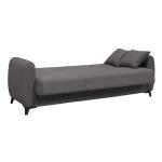 DARIO Καναπές - Κρεβάτι Σαλονιού - Καθιστικού, 3Θέσιος Ύφασμα Γκρι Sofa:210x80x75-Bed:180x100cm