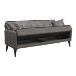 PERTH Καναπές - Κρεβάτι Σαλονιού - Καθιστικού, 3Θέσιος Ύφασμα Καφέ Sofa:210x80x75-Bed:180x100cm