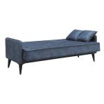 PERTH Καναπές - Κρεβάτι Σαλονιού - Καθιστικού, 3Θέσιος Ύφασμα Γκρι Σκούρο (Ανθρακί) Sofa:210x80x75-Bed:180x100cm