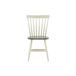 Καρέκλα Larus pakoworld φυσικό ξύλo rubberwood ανθρακί-λευκό 50x49x90εκ. 50x49x90εκ