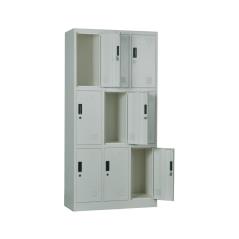 LOCKER 9 ΘΕΣ.ΜΕΤΑΛΛΙΚΟ 90X40X185CM ΓΚΡΙ