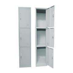 LOCKER 3 ΘΕΣ.ΜΕΤΑΛΛΙΚΟ ΓΚΡΙ 38X45X185