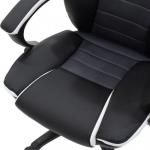 Καρέκλα Γραφείου Gaming ΚΛΕΟΝΙΚΗ Μαύρο/Λευκό 65x72x118-126cm