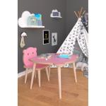 Τραπεζάκι Παιδικό AMAHLE Με Κάθισμα Ροζ MDF/Ξύλο 46x50x42cm