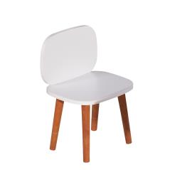 Καρέκλα Παιδική LUCKY Λευκό Ξύλο/Μοριοσανίδα 37x39x9cm
