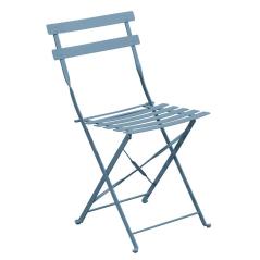 ΖΑΠΠΕΙΟΥ Pantone Καρέκλα Κήπου-Βεράντας, Πτυσσόμενη, Μέταλλο Βαφή Sandy Blue 5415C 40x51x77cm
