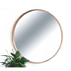 Στρογγυλος καθρέπτης με ξυλινη κορνιζα, 70cm Μ:70cm Π:8cm Υ:70cm | ZAROS