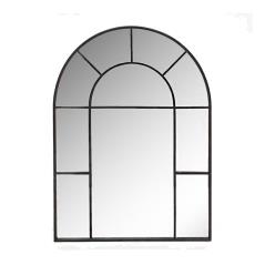 Μεταλλικός καθρέπτης Hamptons, σχ αψίδα,85x115cm Μ:85cm Π:3cm Υ:115cm | ZAROS