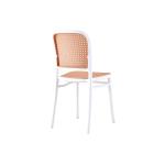 Καρέκλα Juniper pakoworld με UV protection PP μπεζ-λευκό 51x40.5x86.5εκ. 40,5x51x86,5εκ