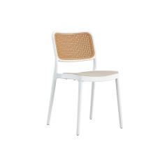 Καρέκλα Poetica pakoworld με UV protection PP μπεζ-λευκό 42x52x81εκ. 50,5x54x79,5εκ