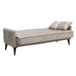 PERTH Καναπές - Κρεβάτι Σαλονιού - Καθιστικού, 3Θέσιος Ύφασμα Cappuccino Sofa:210x80x75-Bed:180x100cm