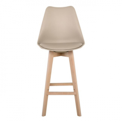 MARTIN ΣΚΑΜΠΩ BAR PP SAND BEIGE 49x57x74/111cm