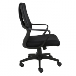 BF2960 ΠΟΛΥΘΡΟΝΑ ΓΡΑΦΕΙΟΥ MESH ΜΑΥΡΟ 60x59x93/101cm