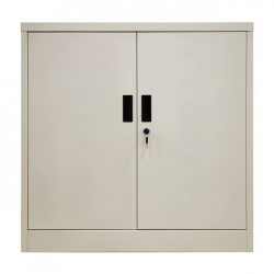 ΝΤΟΥΛΑΠΙ ΜΕ 2 ΡΑΦΙΑ ΜΕΤΑΛΛΙΚΟ ΑΣΠΡΟ 90x40x90cm