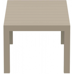 Vegas Τραπέζι επεκτεινόμενο PP Dove Grey 180(+40)x100x75cm