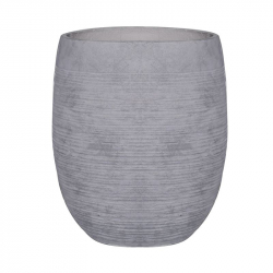 FLOWER POT-8 Απόχρωση Light Grey Wash Φ35x39cm