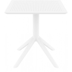 SKY WHITE 70X70X74εκ. ΤΡΑΠΕΖΙ ΠΟΛ/ΝΙΟΥ
