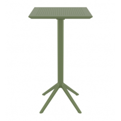 SKY OLIVE GREEN BAR 60Χ60Χ108εκ.ΠΤΥΣ/ΝΟ ΤΡΑΠ. ΠΟΛ/ΝΙΟΥ