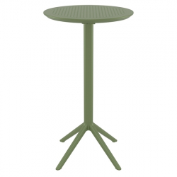 SKY OLIVE GREEN BAR Φ60Χ108εκ.ΠΤΥΣ/ΝΟ ΤΡΑΠ. ΠΟΛ/ΝΙΟΥ