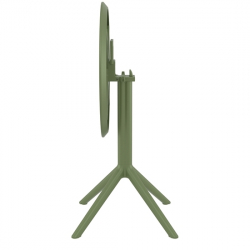SKY OLIVE GREEN Φ60X74εκ. ΤΡΑΠΕΖΙ ΠΤΥΣ/ΝΟ ΠΟΛ/ΝΙΟΥ