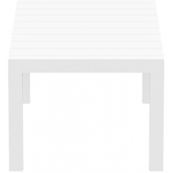 VEGAS WHITE 100X180/220Χ75εκ. ΕΠΕΚΤ.ΤΡΑΠΕΖΙ ΠΟΛ/ΝΙΟΥ