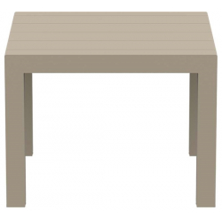 VEGAS TAUPE 100X100/140Χ75εκ. ΕΠΕΚΤ.ΤΡΑΠΕΖΙ ΠΟΛ/ΝΙΟΥ