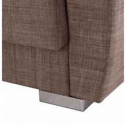 ΚΑΝΑΠΕΣ ΚΡΕΒΑΤΙ POLYA ΤΡΙΘΕΣΙΟΣ ΚΑΦΕ HM3240.02 215x80x77 εκ.