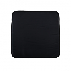 CAPRICE Μαξιλάρι Πολυθρόνας Pu Μαύρο 41x41x1cm