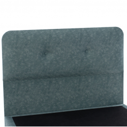 ΚΡΕΒΑΤΙ DOLORES ΑΠΟ ΥΦΑΣΜΑ LIGHT GREEN HM649.27 ΓΙΑ ΣΤΡΩΜΑ 90x200 εκ.