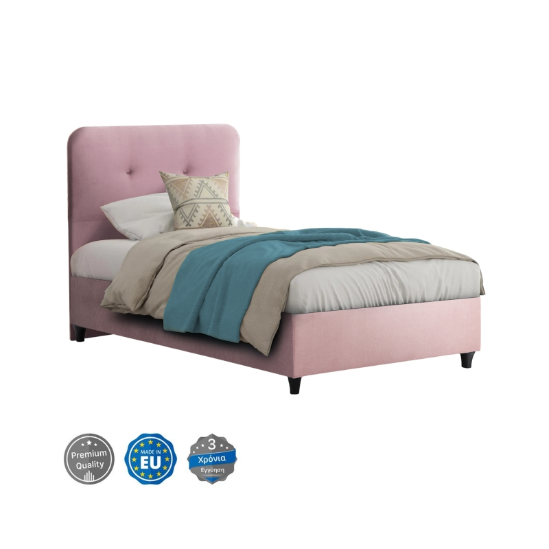 ΚΡΕΒΑΤΙ DOLORES ΣΑΠΙΟ ΜΗΛΟ ΒΕΛΟΥΔΟ HM649.12 ΓΙΑ ΣΤΡΩΜΑ 90x200 εκ. ΚΡΕΒΑΤΙ DOLORES ΣΑΠΙΟ ΜΗΛΟ ΒΕΛΟΥΔΟ HM649.12 ΓΙΑ ΣΤΡΩΜΑ 90x200 εκ.