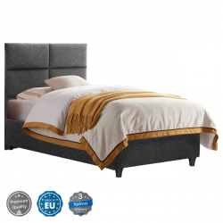 ΚΡΕΒΑΤΙ MILO ΑΠΟ ΓΚΡΙ ΥΦΑΣΜΑ HM652.01 ΓΙΑ ΣΤΡΩΜΑ 90x200 εκ. ΚΡΕΒΑΤΙ MILO ΑΠΟ ΓΚΡΙ ΥΦΑΣΜΑ HM652.01 ΓΙΑ ΣΤΡΩΜΑ 90x200 εκ.