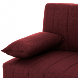 ΚΑΝΑΠΕΣ ΚΡΕΒΑΤΙ ANDRI ΤΡΙΘΕΣΙΟΣ ΚΟΚΚΙΝΟ HM3239.06 180x72x77 εκ.