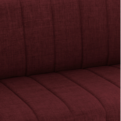 ΚΑΝΑΠΕΣ ΚΡΕΒΑΤΙ ANDRI ΤΡΙΘΕΣΙΟΣ ΚΟΚΚΙΝΟ HM3239.06 180x72x77 εκ.