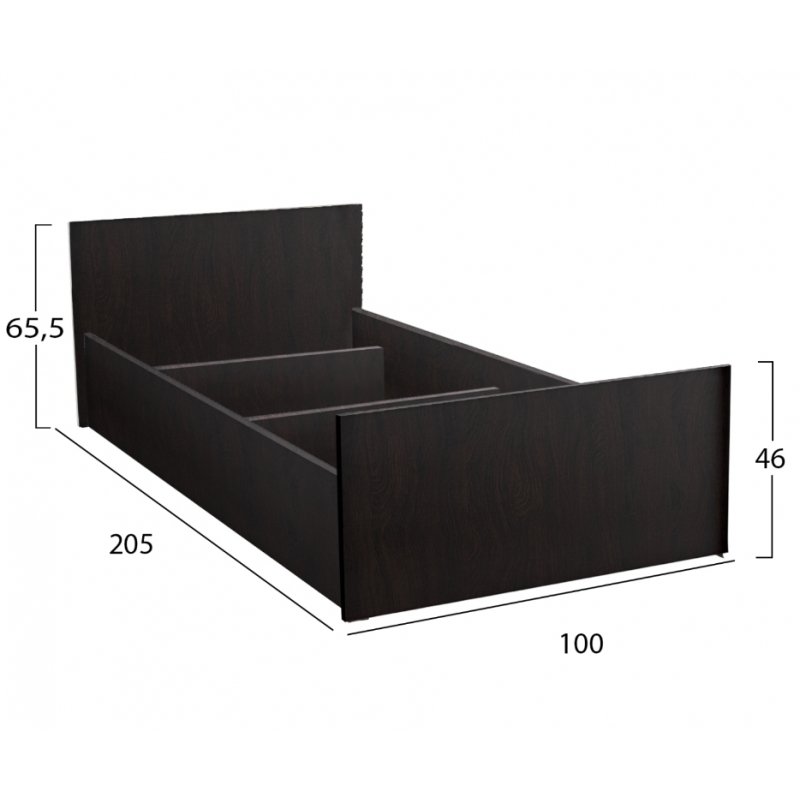 ΚΡΕΒΑΤΙ ADLER ΜΕΛΑΜΙΝΗΣ ΜΟΝΟ ΓΙΑ ΣΤΡΩΜΑ 90Χ200εκ. ΒΕΓΓΕ HM2433.02 ΚΡΕΒΑΤΙ ADLER ΜΕΛΑΜΙΝΗΣ ΜΟΝΟ ΓΙΑ ΣΤΡΩΜΑ 90Χ200εκ. ΒΕΓΓΕ HM2433.02